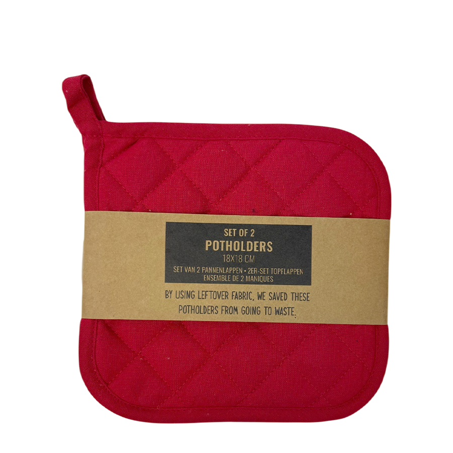 Presina rossa 18x18 cm 2 pezzi