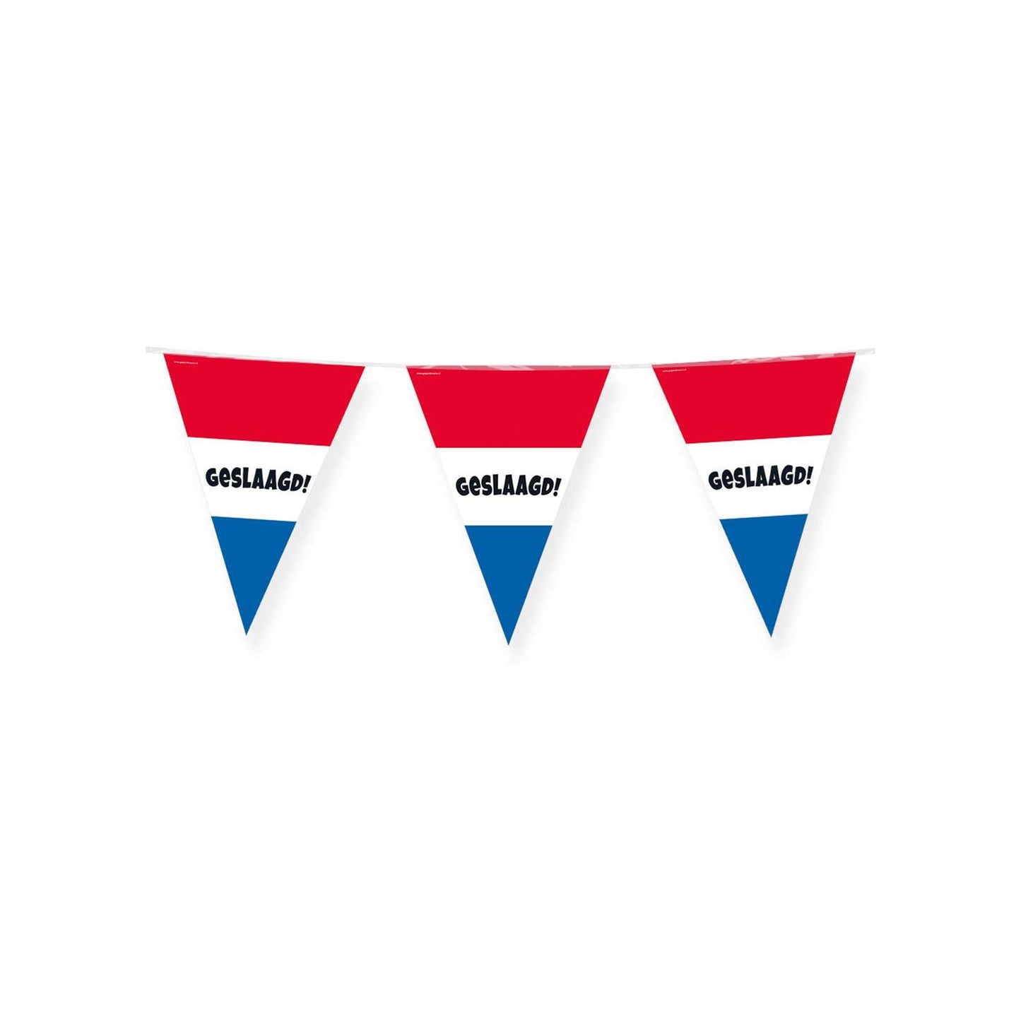 Paperdreams party flags geslaagd rood wit blauw