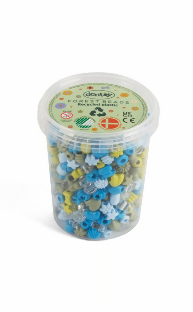 Dantoy perlas pastel cuentas recicladas bosque 520 piezas