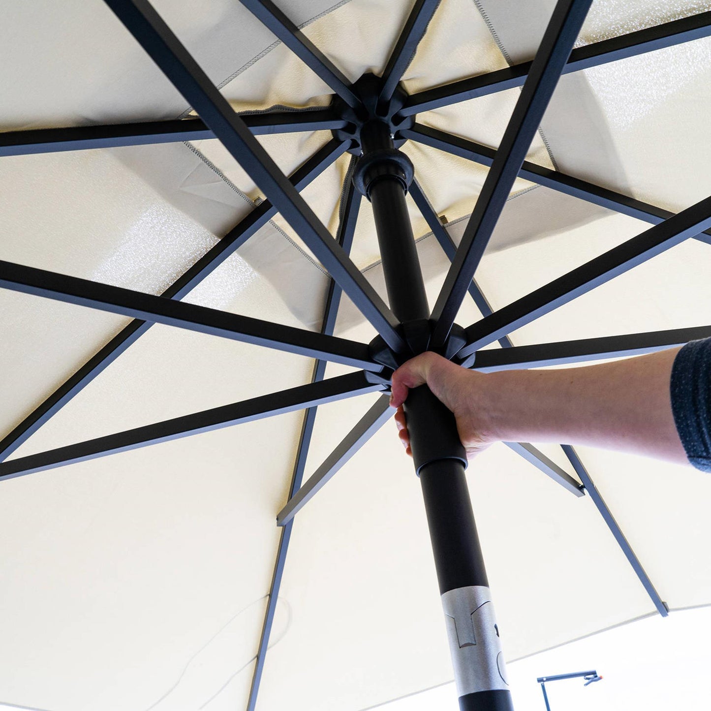 Madison Parasol Moraira 230x230 cm ECRU