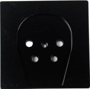 Placa de teléfono Peha diálogo negro - 4602660