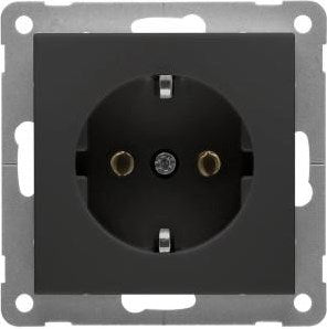Peha badora enchufe negro mate ra - 4603500