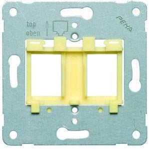 Peha marco de soporte 2xRJ45 para UTP keystone - 4601170