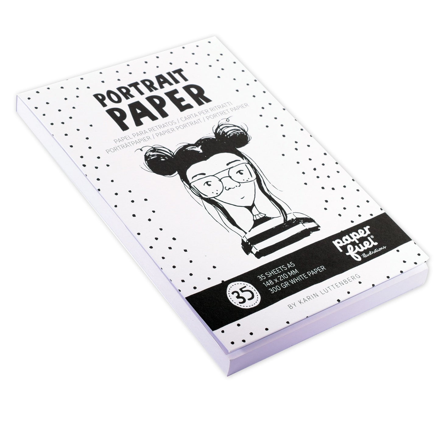 Paperfuel • papel vertical a5 35 hojas blanco