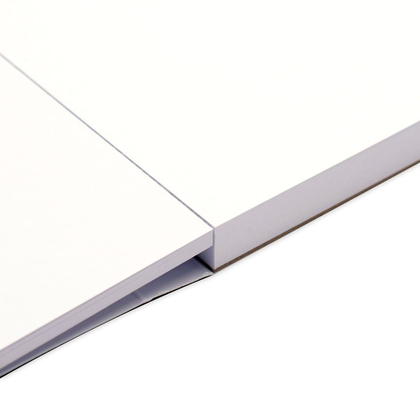 Paperfuel • blocco di cartoncini bianchi disegna il giorno lontano 300g 13x13cm 40 fogli