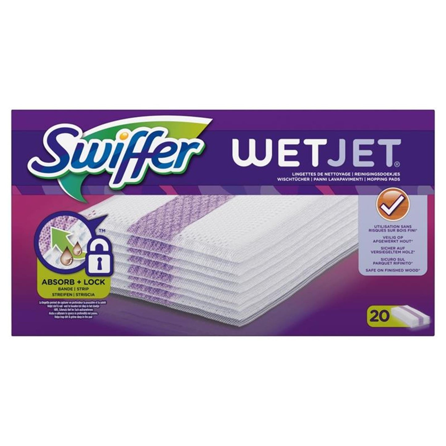 Swiffer swiffer wetjet vloerdoekjes 20 pezzi