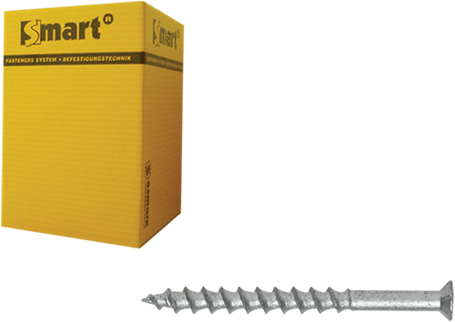 Pgb-europa inteligente | tornillo para hormigón celular smart vk-t30 ø 8x130 | 50 piezas - sm0cbs0110801303