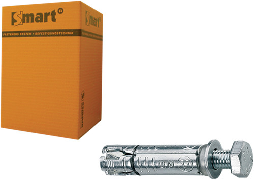 Pgb-europa inteligente | perno cuña con perno macho m12x20x90 zn | 25 piezas sm000t0011200903