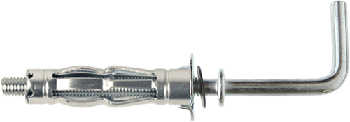 Pgb-europe smart | metaal hollewandplug + l-haak m4x32 zn sm0hwl001040032h