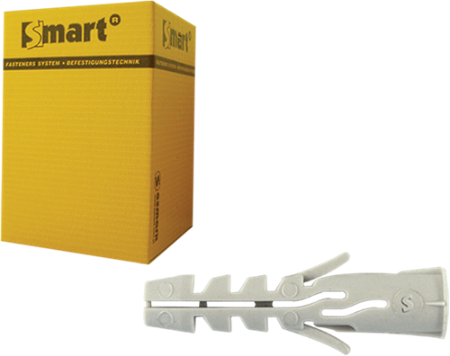 Pgb-europe smart | nylon spreidplug met boord smart ø 14x70 | 20 st sm00pbn001400703