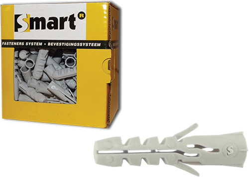 Pgb-europa inteligente | tapón de expansión de nailon sin placa smart ø 6x30 | 100 piezas sm000pn00060030e