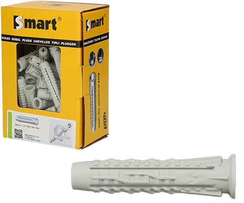 Pgb-europe smart | nylon universeelplug smart xup 10x50 | 50 st sm0xupn00100050e