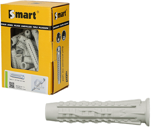 Pgb-europa inteligente | enchufe universal nylon smart xup 6x30 | 100 piezas sm0xupn00060030e