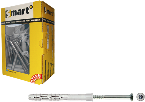 Pgb-europe smart | raamplug +schroef vzk tx ø 10x180 nzn | 25 st sm0rptn01100180e