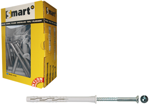 Pgb-europe smart | raamplug +schroef vzk tx ø 8x140 nzn | 50 st sm0rptn01080140e