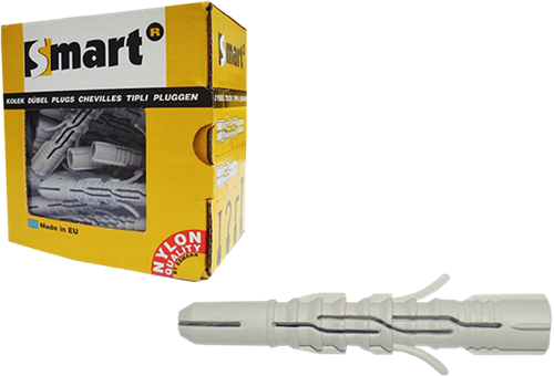Pgb-europe smart | sterk nylon multifunct. plug ø 6x50 | 50 st - sm00lpn00060050e
