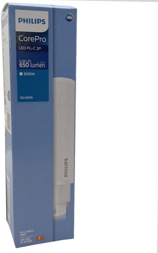 Philips corepro LED plc 6,5w 830 2 pin 3000k 650lm | 10 pezzi