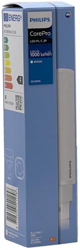 Philips corepro LED plc 8,5w 840 2 pines 4000k 950lm | 10 piezas