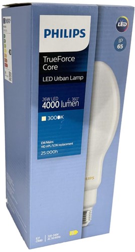 Philips LED E27 26W-125W HPL 3000K Opaca IP65 - LED3637