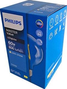 Philips LED Globe G93 E27 5.9-60W Filamento Trasparente Dimtone - LED3824