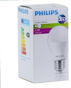 Philips LED GLS E27 5-32W 3000K opaco - LED3356