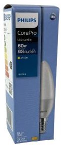 Candela LED Philips E14 7-60W 2700K opaca - LED3323