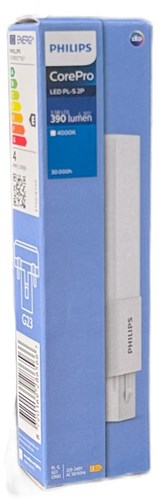 Philips LED pl-s | g23 | 2 pines || 3,5-7w | 4000k | mate - led3381
