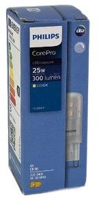 Philips Enchufe LED G9 230V 2.6-25W 2700K regulable - LED3593