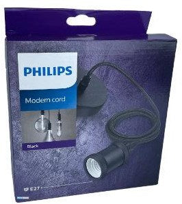 Lampada a sospensione con cavo Philips nero 150 cm - 5473850