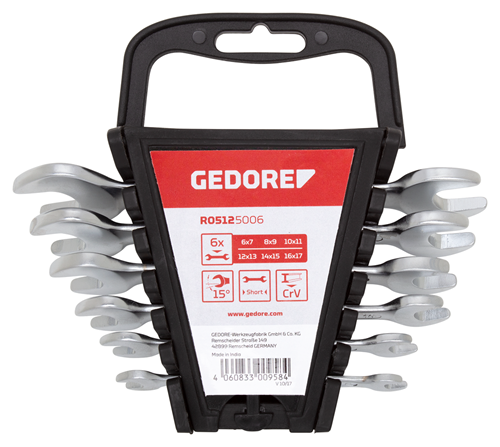 GEDORE RED RED SIGHT SET SHORT SUN SW 6-32 mm 12 pezzi