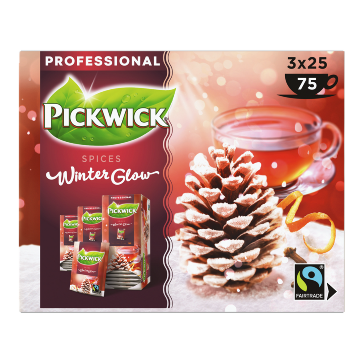Pickwick bagliore invernale professionale (75x 2g)