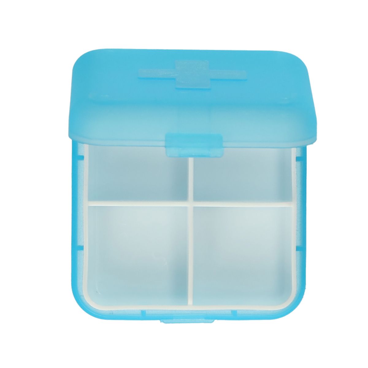 Box pillola JVDL più 4 scomparti blu