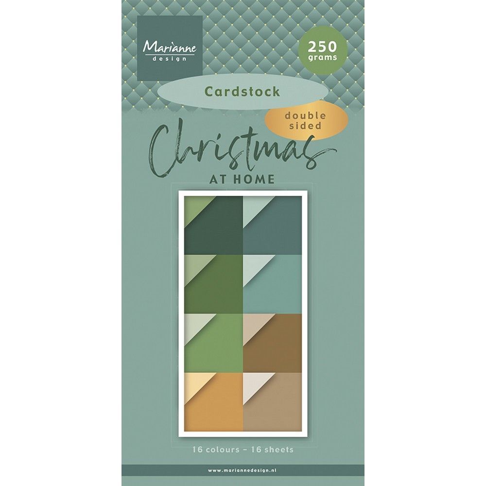 Marianne design • blocco di carta Natale a casa - cartoncino