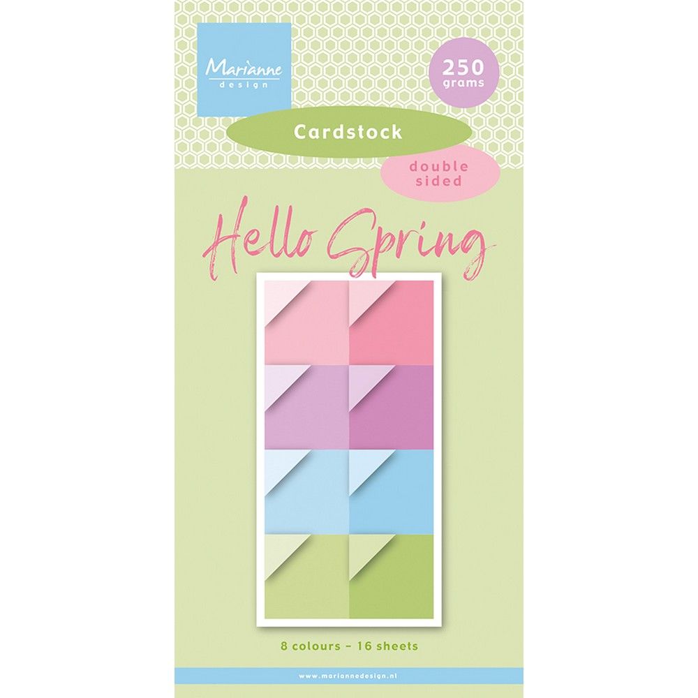 Diseño Marianne • bloc de papel cartulina hola primavera