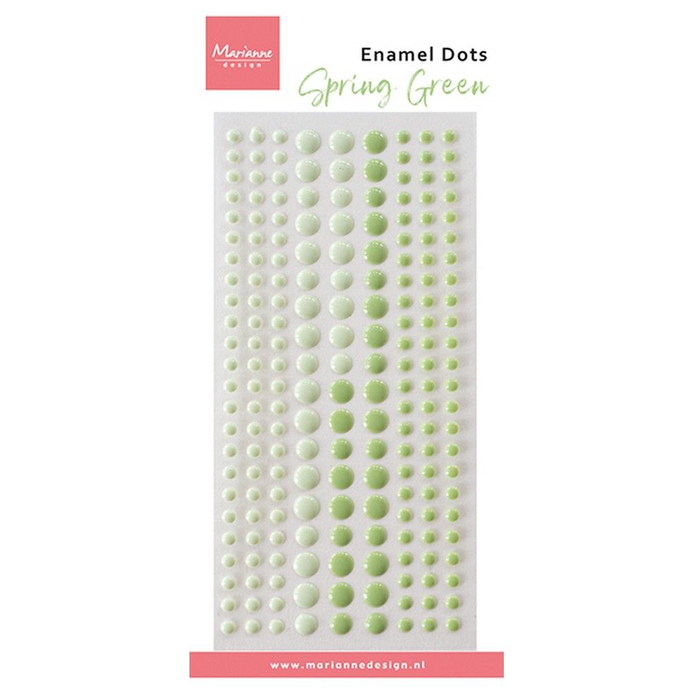Design Marianne • punti smaltati duotone verde primavera