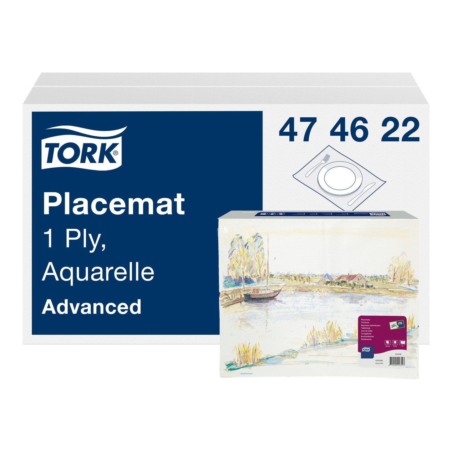 Tork placemats aquarel (500 stuks)