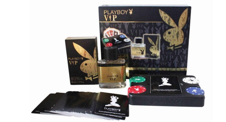 Set regalo Playboy VIP 50ml incluso set da poker