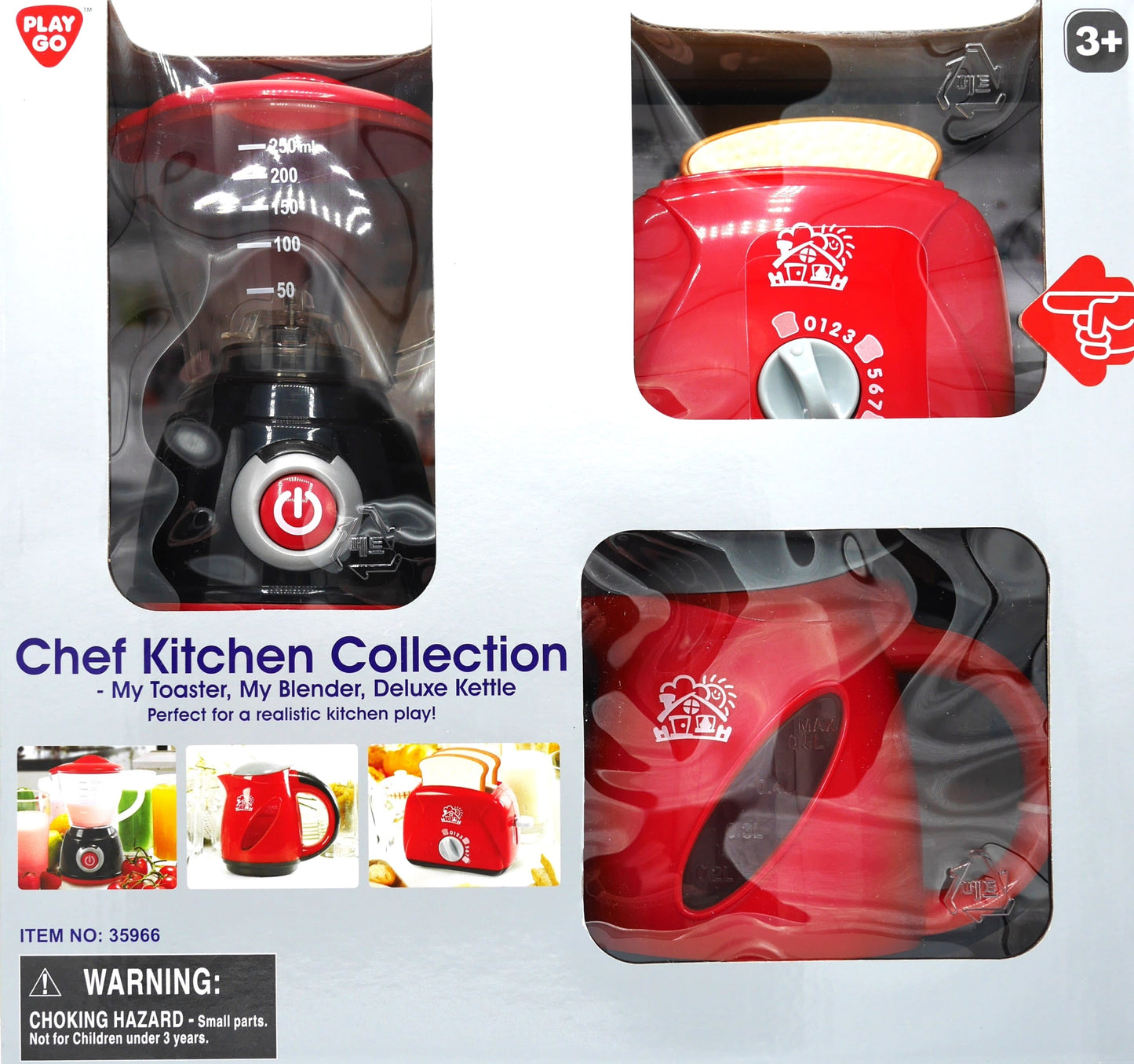 Collezione da cucina chef con tostapane e bollitore