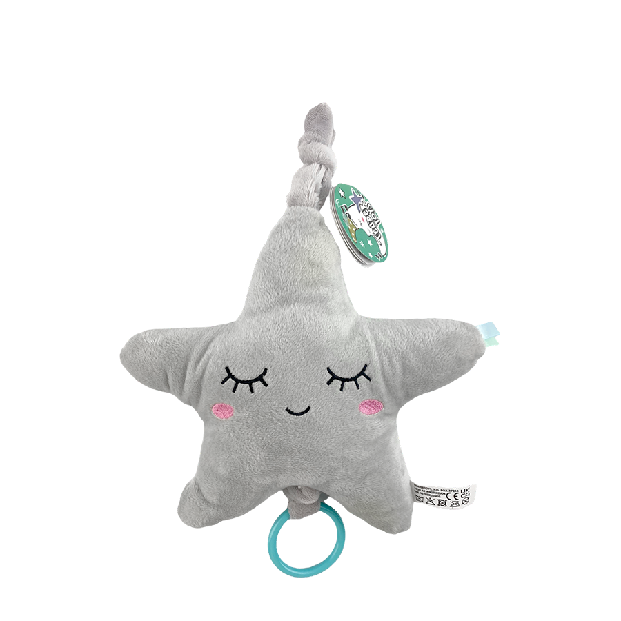 Stella di carillon in peluche