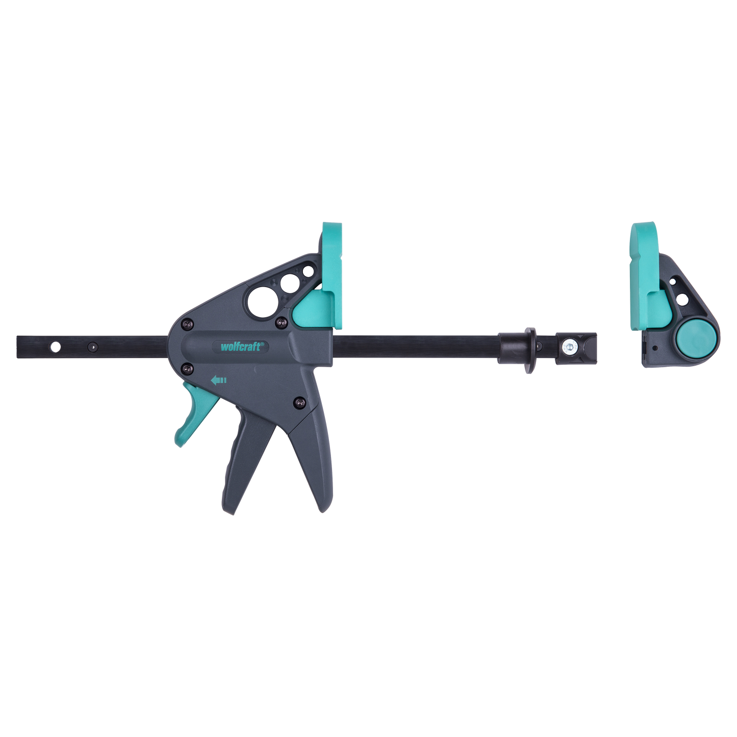Wolfcraft Wolfcraft Table Table Clamp Pro 65-150-W Negro y verde