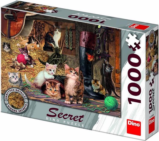 Gattini puzzle con segreti nascosti 1000 pezzi