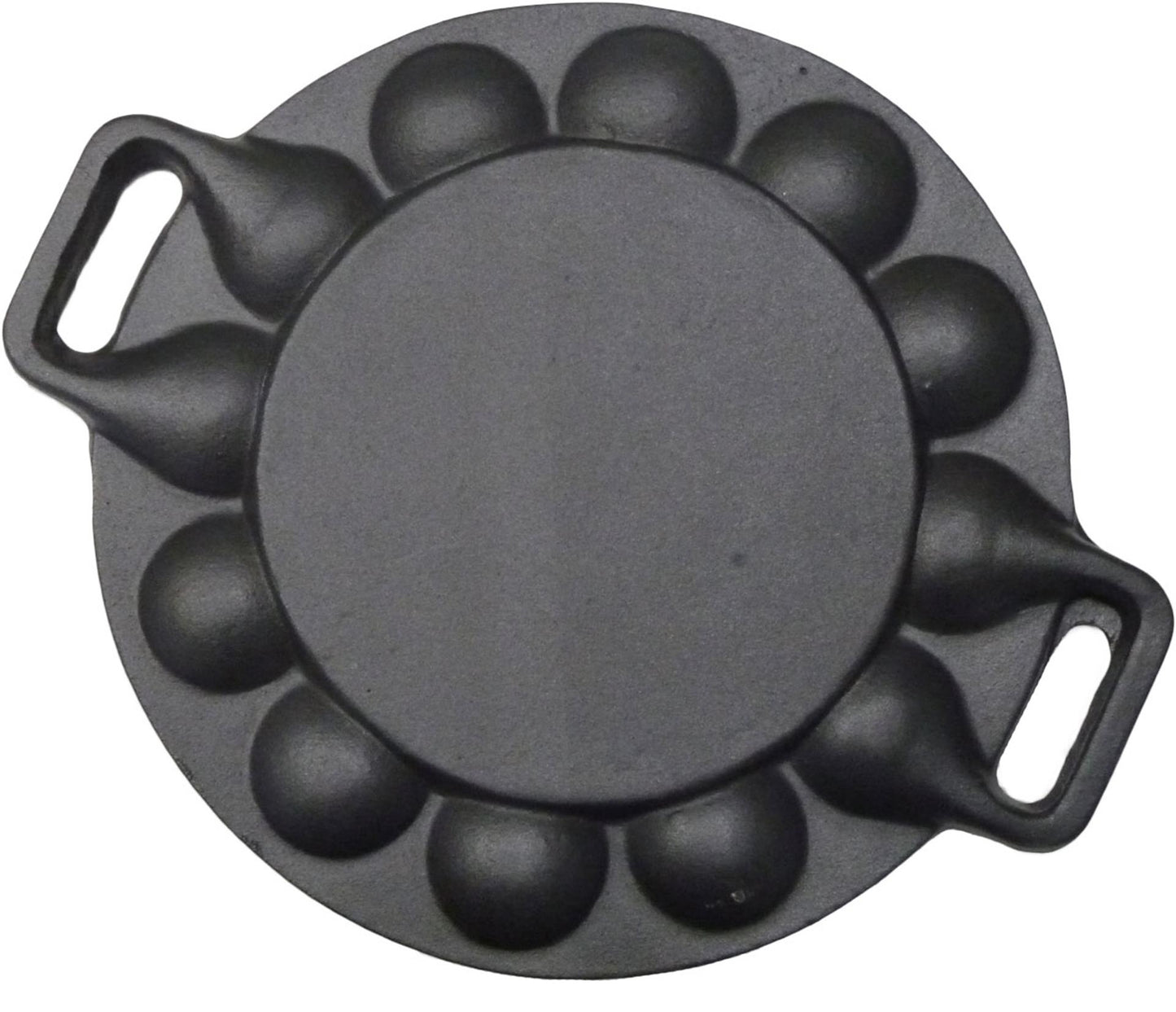 Aro utensilios de cocina placa para poffertjes de hierro fundido 19 pof. 24 cm awb