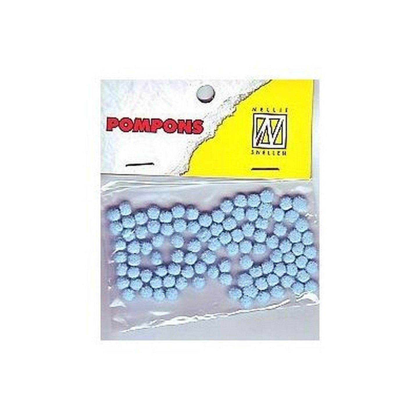 La elección de Nellie • pompones mini 3mm paquete de 100 piezas col. 10 azul celeste