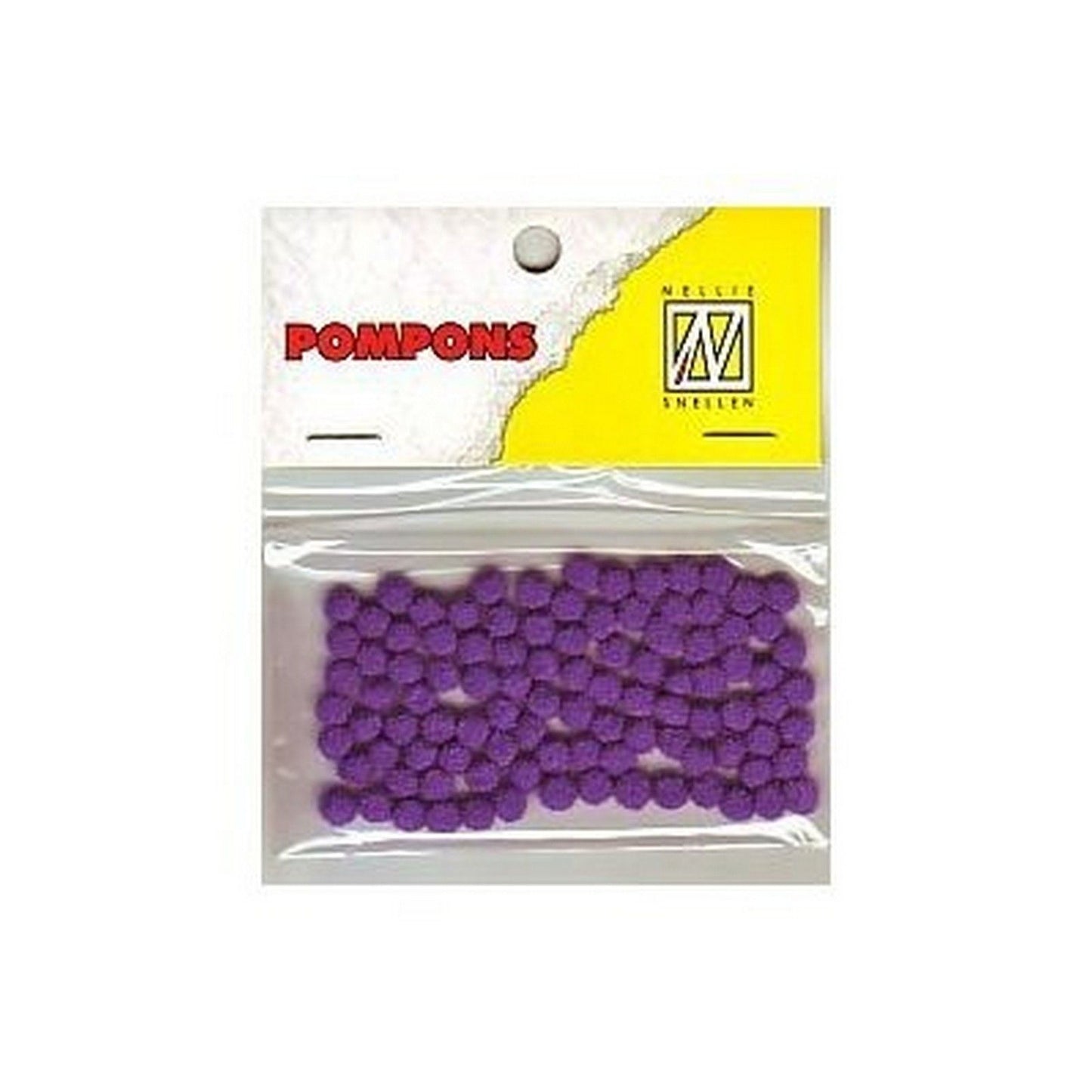 La elección de Nellie • pompones mini 3mm paquete de 100 piezas col. 18 morado