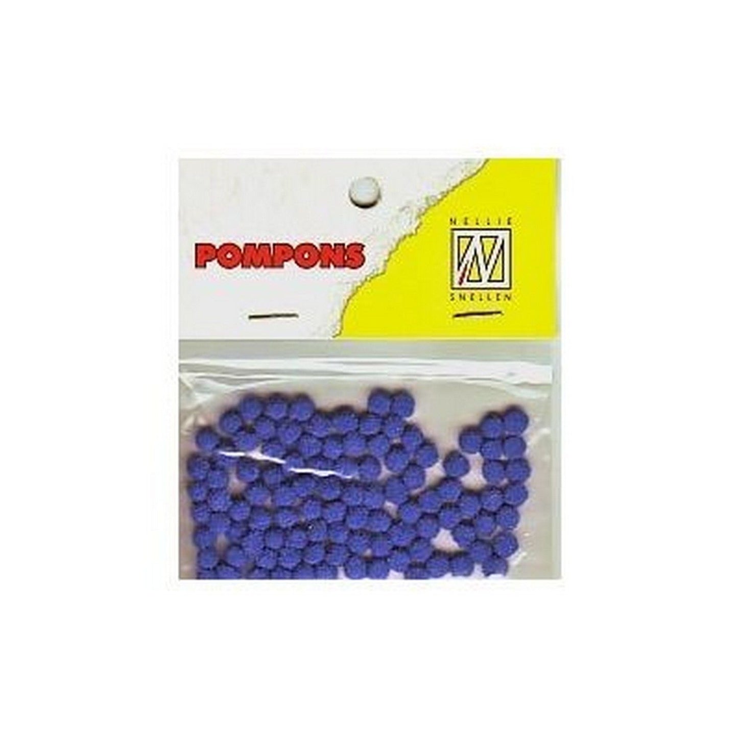 La scelta di Nellie • pompon mini 3mm 100 pezzi conf. col. 09 blu reale