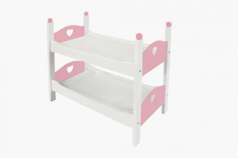 Litera de muñecas de madera