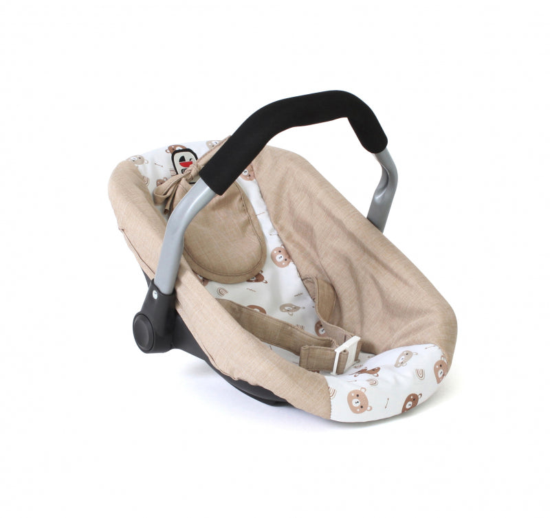 Seggiolino auto per bambole Bayer chic (orsetti beige)