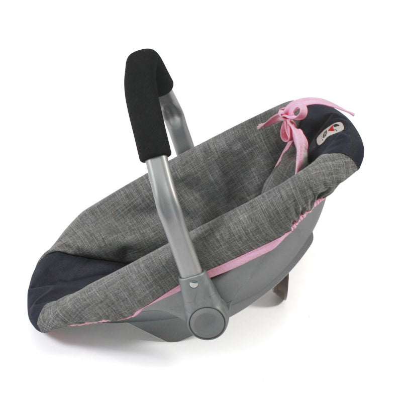Seggiolino auto per bambole Bayer chic (cuore blu scuro)