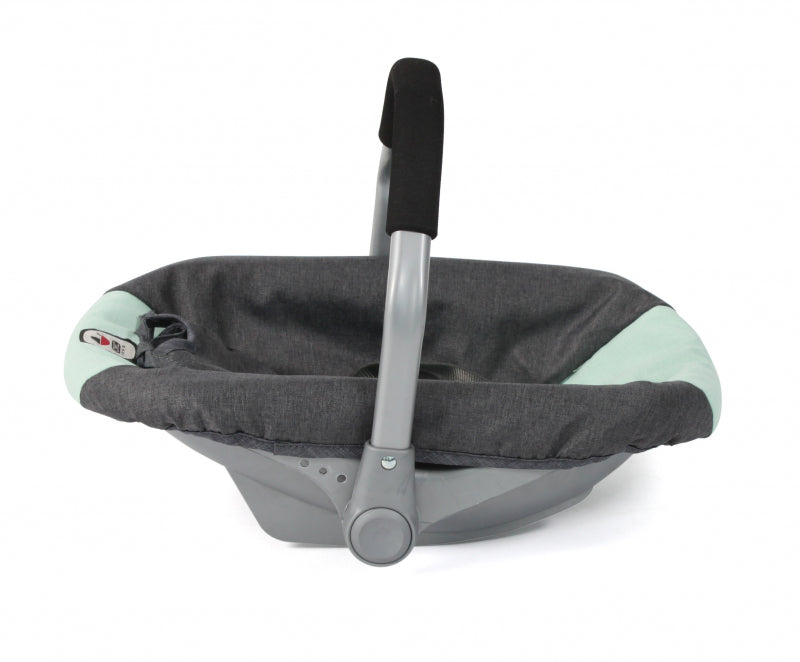 Seggiolino auto per bambole Bayer chic (verde menta grigio scuro)