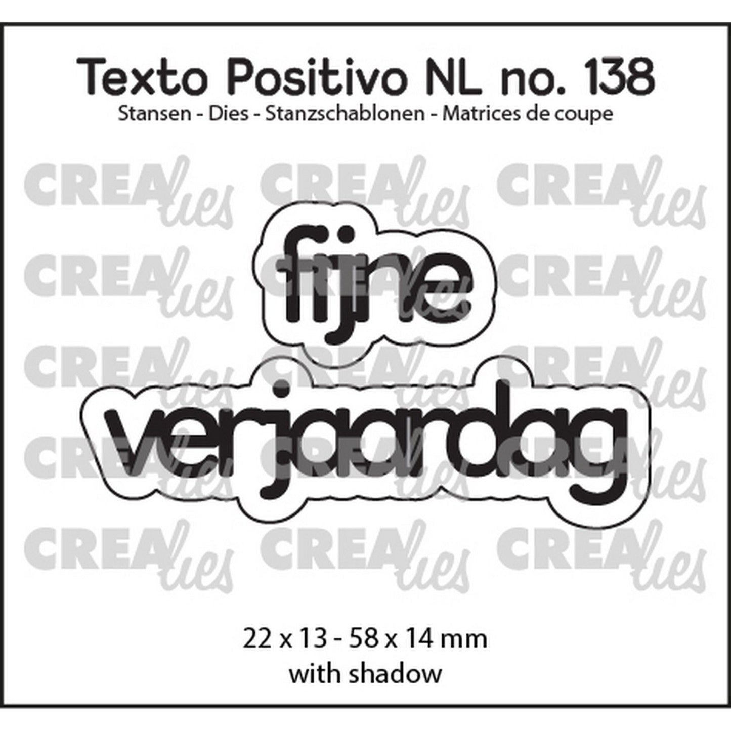 Crealies • testo positivo buon compleanno
